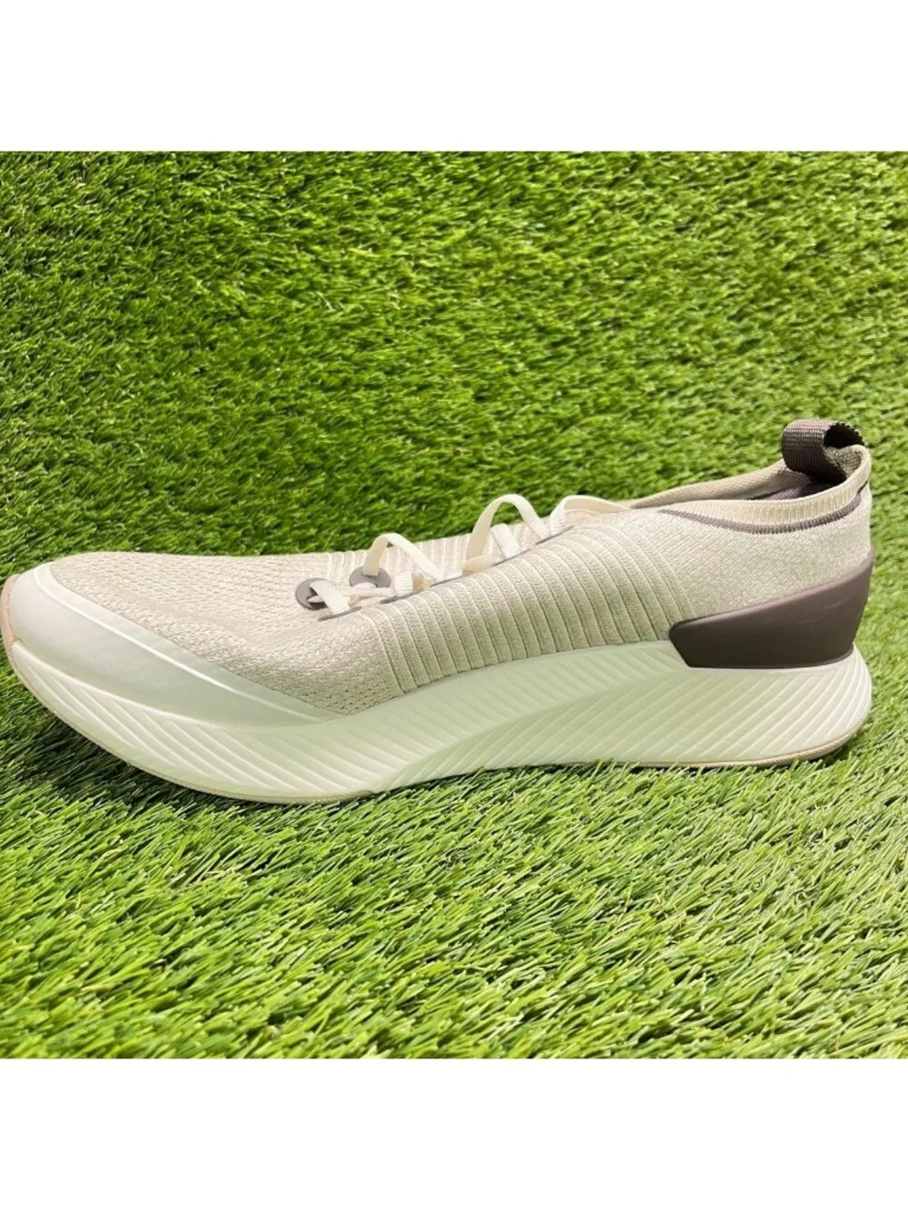 Allbirds Tree Glider Mens Size 12.5 Beige Brown Athletic Running Shoes Sneakers